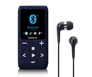 Mp3-spiller & Tilbehør - Lenco Xemio-861BK - MP3/MP4 Player with Bluetooth® 8GB Micro SD Card - Black - MP3-spiller 8 GB - Xemio-861BU