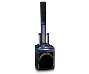 Bærbare festhøyttalere - Lenco PA-220BK - PA with subwoofer and detachable tweeter column - Black - PA-220BK