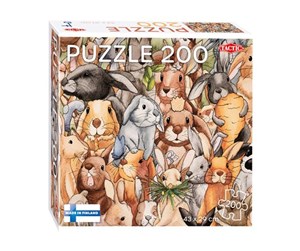 Puslespill - Tactic Bunnies 2 pcs puzzle Gulv - 59243