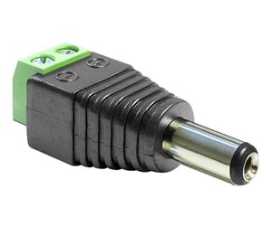 Strømkabel (intern) - DeLOCK - Power Adapter - 2 pin Terminal Block to DC jack 5.5 x 2.5 mm - 65487