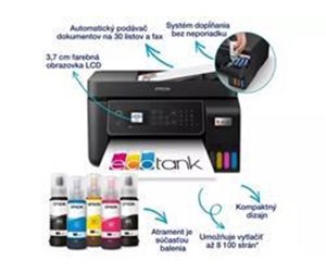 Skriver - Epson EcoTank L5310 Blekkskriver Multifunksjon med faks - Farge - Blekk - C11CJ65412