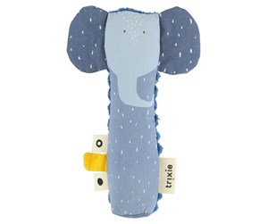 Babyleker - Trixie Squeeze rattle - Mrs. Elephant - 24-287