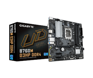 Hovedkort - GIGABYTE B760M D3HP DDR4 Hovedkort - Intel B760 Express - Intel LGA1700 socket - DDR4 RAM - Micro-ATX - B760M D3HP DDR4