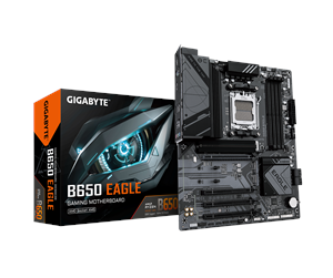 Hovedkort - GIGABYTE B650 EAGLE Hovedkort - AMD B650 - AMD AM5 socket - DDR5 RAM - ATX - B650 EAGLE