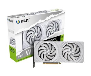 Grafikkort - Palit GeForce RTX 4060 Ti White - 8GB GDDR6X RAM - Grafikkort - NE6406T019P1-1048L