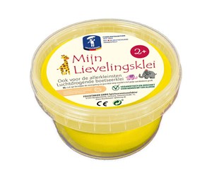 Kreative leker - Feuchtmann My Favorite Clay - yellow 500gr. - 628.1518-2