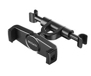 Nettbrett - Andre tilbehør - Deltaco Universal car headrest mount for mobile phones and tablets black - ARM-C106