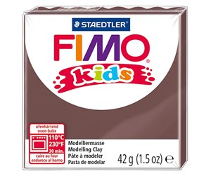 Byggesett - Fimo Kids Modeling Clay Brown 42gr - 78532