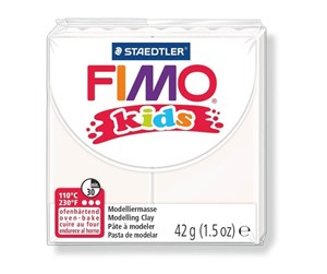 Byggesett - Fimo Kids Modeling Clay White 42gr - 78520