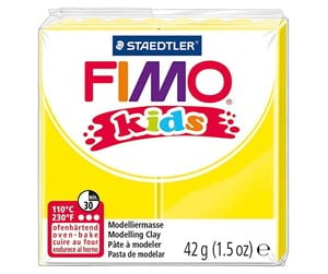 Byggesett - Fimo Kids Modeling Clay Yellow 42gr - 78521