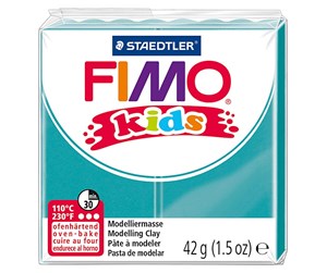 Byggesett - Fimo Kids Modeling Clay Turquoise 42gr - 78526