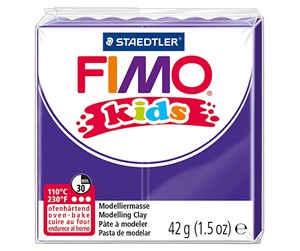 Byggesett - Fimo Kids Modeling Clay Purple 42gr - 78531