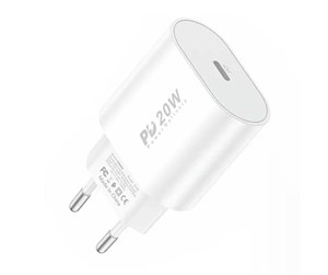 Mobil - Adaptere og ladere - Foneng Fast charger  1x USB PD 3.0 EU39 - EU39 Single