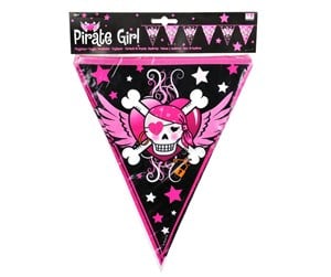 Leketøy - Folat BV Pirate Girl Bunting 6mtr. - 05907