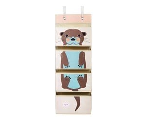 Barnerom - 3 Sprouts Wall hanging with pockets - Otter - IWOOTR