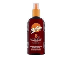 Kroppspleie - Malibu Dry Oil Spray SPF 8 200 ml - 5025135111655