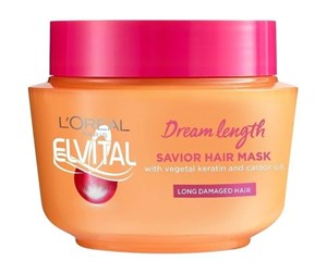 Hårpleie - L'Oréal ElvitalDream Length Savior Hair Mask 300 ml - 3600523587384