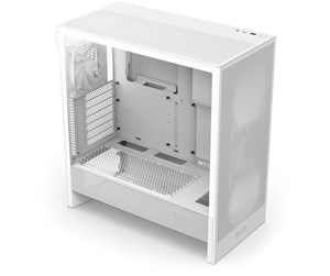 Kabinett - NZXT H5 Flow (2024) - Kabinett - Miditower - Hvit - CC-H52FW-01