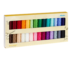 Symaskin - Amann/Mettler Embroidery thread set in basic colors of 28 rl. - 5091-0000