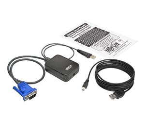 KVM-switch - Eaton series KVM Console to USB 2.0 Portable Laptop Crash Cart Adapter with File Transfer and Video Capture 1920 x 1200 @ 60 Hz - B032-VU1