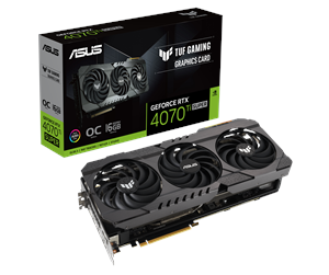 Grafikkort - ASUS GeForce RTX 4070 Ti SUPER TUF OG OC - 16GB GDDR6X RAM - Grafikkort - 90YV0LA0-M0NA00