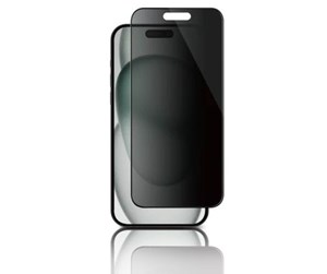 Mobil - Beskyttelsesglass - Panzer iPhone 15 Plus Full-Fit Privacy Glass 2-way - 2832013