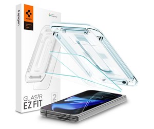 Mobil - Beskyttelsesglass - Spigen Glass tR EZ Fit (Cover 2 Pack) for Google Pixel 9 Pro Fold - Transparency - AGL07873