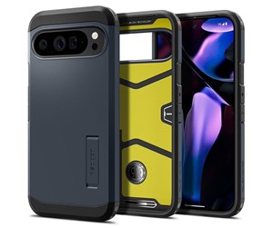 Mobil - Deksel og etui - Spigen Tough Armor for Google Pixel 9 Pro XL - Metal Slate - ACS07727