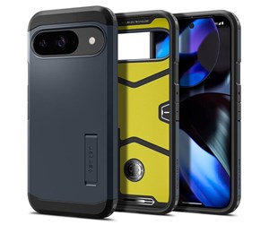 Mobil - Deksel og etui - Spigen Tough Armor for Google Pixel 9 Pro/Pixel 9 - Metal Slate - ACS07693