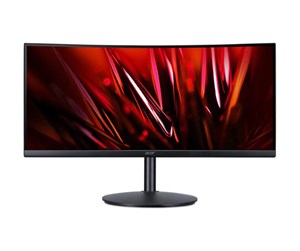 Skjerm - 34" Acer Nitro XZ2 XZ342CU S3 | WQHD | 180Hz | VA | DisplayHDR 400 | Curved | 2W Speakers - UM.CX2EE.301