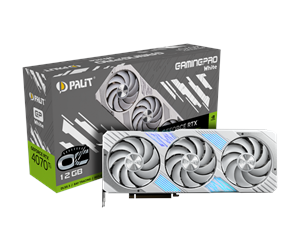 Grafikkort - Palit GeForce RTX 4070 Ti GamingPro White OC - 12GB GDDR6X RAM - Grafikkort - NED407TV19K9-1043W