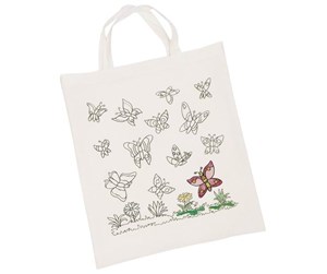 Arts & Crafts - Tilbehør - Goki Cotton Bag - Butterfly - 58987