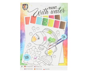 Hobbyartikler - Creative Craft Group Painting with Water 12 parts. - 150074