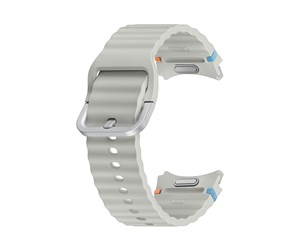 Smartklokke - Tilbehør - Samsung Galaxy Watch7 Sport Band (S/M) - Silver - ET-SNL30SSEGEU