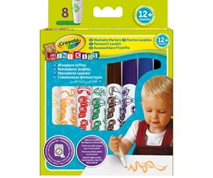 Kreative leker - Crayola Mini Kids - Felt-tip pens 8 pcs. - 256255