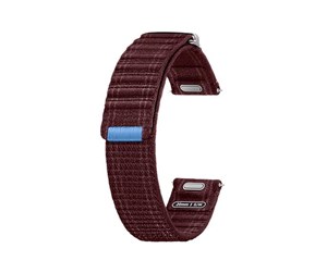 Smartklokke - Tilbehør - Samsung Galaxy Watch7 Fabric Band (S/M) - Wine - ET-SVL30SEEGEU