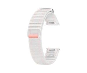 Smartklokke - Tilbehør - Samsung Galaxy Watch7 Fabric Band (S/M) - Pink White - ET-SVL30SWEGEU