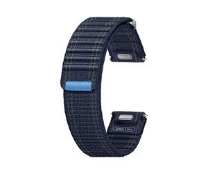 Smartklokke - Tilbehør - Samsung Galaxy Watch7 Fabric Band (M/L) - Navy - ET-SVL31LNEGEU