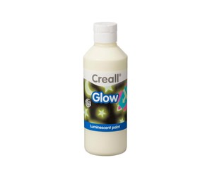 Kreative leker - Creall Glow in the Dark Paint Green-Yellow 250ml - 05941