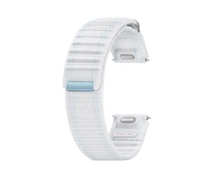 Smartklokke - Tilbehør - Samsung Galaxy Watch7 Fabric Band (M/L) - Blue White - ET-SVL31LWEGEU