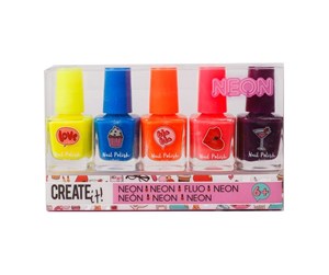 Rollelek - CREATE IT! Beauty Nail Polish Neon 5pcs. - 84514