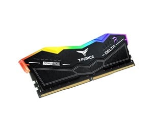 RAM - Team Group T-Force Delta RGB DDR5-6000 - 16GB - CL38 - Single Channel (1 pcs) - AMD EXPO & Intel XMP - Svart med RGB - FF3D516G6000HC38A01