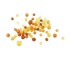 Kreative leker - Creativ Company Faceted Beads Mix Yellow 45 grams - 618861