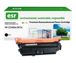 Printertilbehør blekk/toner - ESR - black - compatible - remanufactured - toner cartridge (alternative for: HP CE400A) - Laser toner Svart - K15536X1