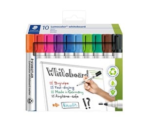 Konferanse & Presentasjon - Staedtler Whiteboard mark. Lumocolor 10pcs wallet - 351 C10