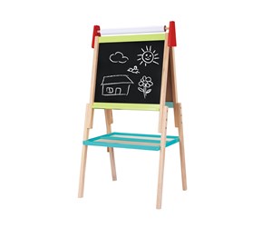 Hobbyartikler - ET Toys Small Wood - All-in-1 Easel (L30037) - L30037