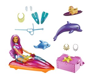 Dukker, Bamser & Utstyr - Barbie - Dreamtopia Doll Vehicle and Accessories - HBW90