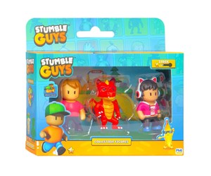 Figurer - Boti Stumble Guys Action Figures - Ms. Stumble Inferno Dragon Camera Gina 3pcs. - 39459