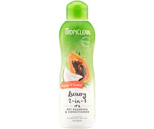 Hund - Tropiclean Papaya and Coconut Shampoo - 51702