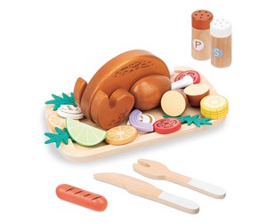 Treleker - ET Toys Small Wood - Roast Chicken Set - L40285